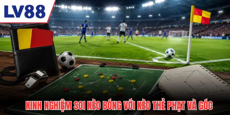 Kèo phạt góc và kèo thẻ phạt cũng cần kinh nghiệm soi kèo bóng chuẩn mới thắng được